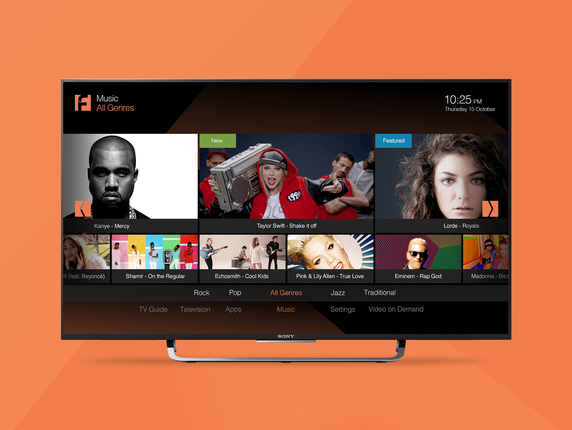 Flix IPTV Branding and User Interface by Far North Studio